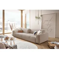 KAWOLA Big Sofa PALACE 3-Sitzer mit Sitztiefenverstellung Cord taupe