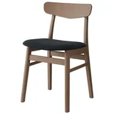 Hammel Furniture Esszimmerstuhl Mosbøl, Stuhl, Massivholz mit gepolstertem Sitz – robust & komfortabel, Massivholz, gepolsterte Sitzfläche, versch. Farbvarianten grau