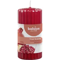 Bolsius True Scents Duft Stumpenkerze 12 cm rot