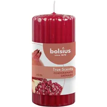 Bolsius True Scents Duft Stumpenkerze 12 cm rot