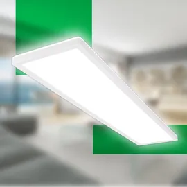 Briloner LED Deckenlampe 98cm Deckenleuchte LED Panel Effizienzklasse A Flach Backlight - Weiß