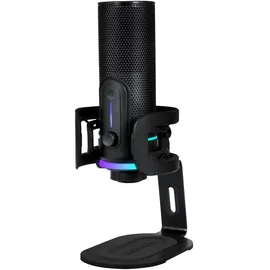 Streamplify MIC PRO RGB Mikrofon, Studioqualität, Fortschrittliche Geräuschunterdrückung, 192kHz/24bit, 10 RGB Lichteffekte, 4 wählbare Richtcharakteristiken
