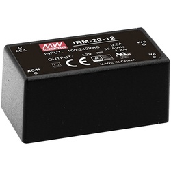 MeanWell Mean Well IRM-20-12 AC/DC-Printnetzteil 12 V/DC 1.8 A 21.6 W AC/DC-Einbaunetzteil