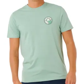Rip Curl PACIFIC RINSE STACKED T-Shirt 2026 aloe - S