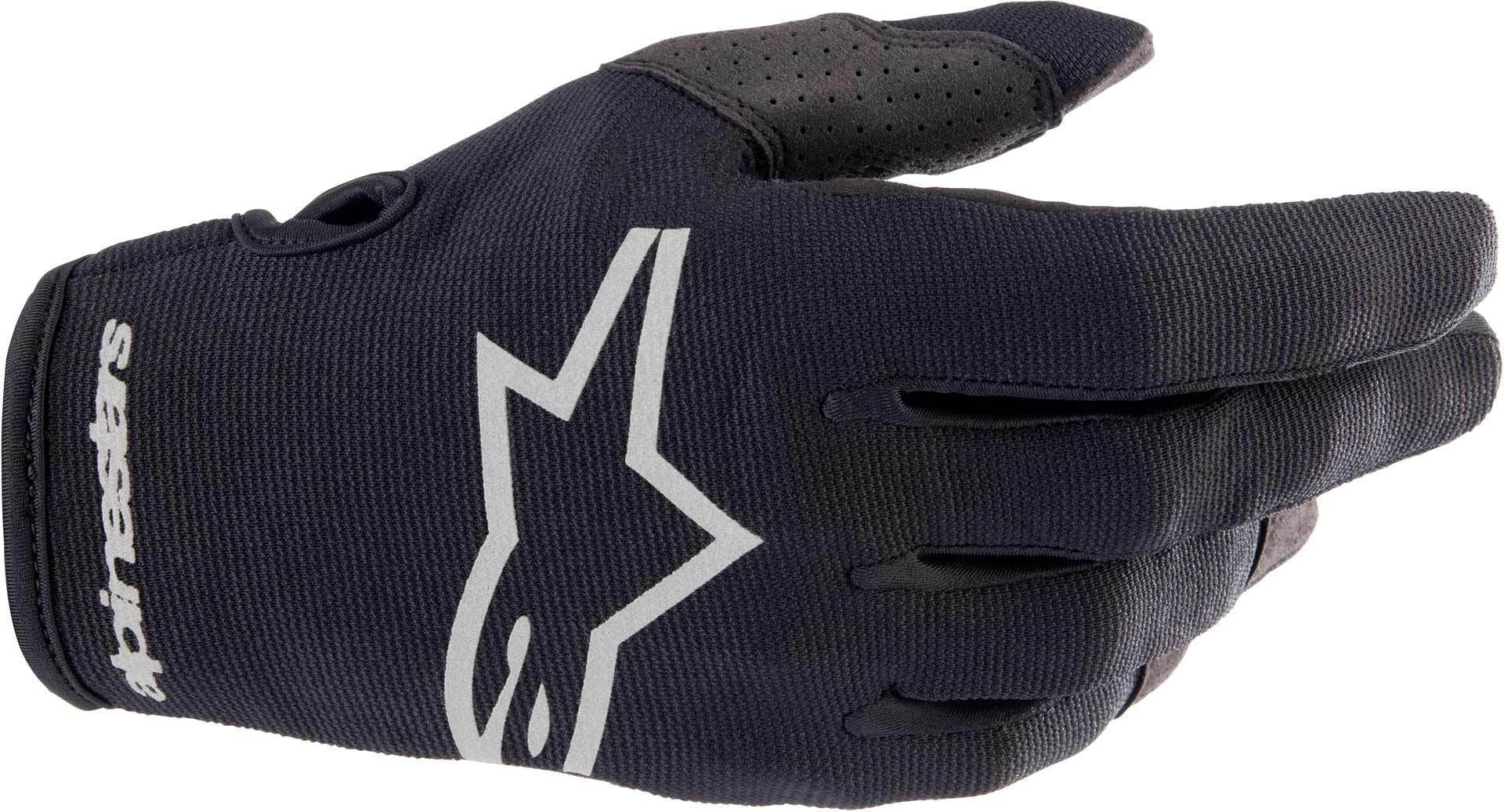 Alpinestars Radar Motorcross Handschuhe, schwarz-grau, Größe M