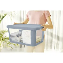 Rotho Aufbewahrungsbox Albris 57 x 39 x 27 cm 1-tlg. blau