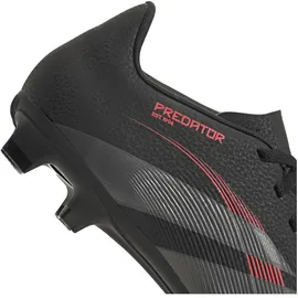 adidas Predator Club MG/FG Herren Core Black/Grey Four/Lucid Red 40 2/3