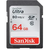 SanDisk Ultra SDHC/SDXC UHS-I U1 80 MB/s 64 GB