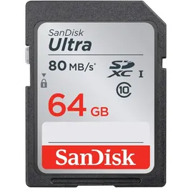 SanDisk Ultra SDHC/SDXC UHS-I U1 80 MB/s 64 GB