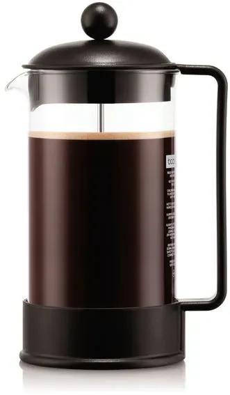bodum Kaffeebereiter Brazil 1000 ml Glas Schwarz