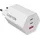 Canyon Charger HEXAGON 65 GaN 65W 2xPD 1xQC EU white - Weiß