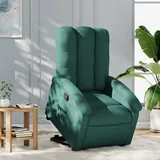 vidaXL Relaxsessel mit Aufstehhilfe Stoff 93 x 101 x 93 cm Dunkelgrün