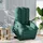 vidaXL Relaxsessel mit Aufstehhilfe Stoff 93 x 101 x 93 cm Dunkelgrün