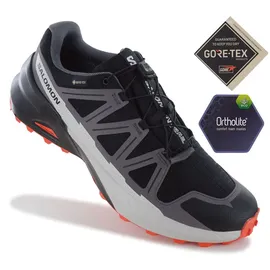 Salomon Speedcross Peak Herren Schwarz / Castlerock / Cherry Tomato 44,5