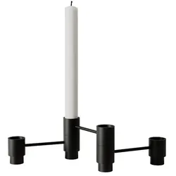 Nichba Design - Kerzenhalter Structure, schwarz