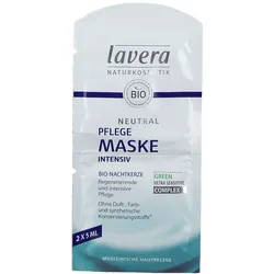 lavera Neutral Pflegemaske intensiv Gesichtsmaske 2x5 ml Unisex 2x5 ml Gesichtsmaske