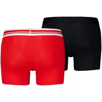 Puma Placed Logo Boxer schwarz/rot M 2er Pack