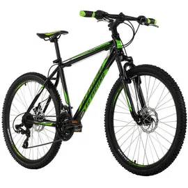 KS-CYCLING KS Cycling Mountainbike Hardtail 26 Zoll Sharp schwarz-grün