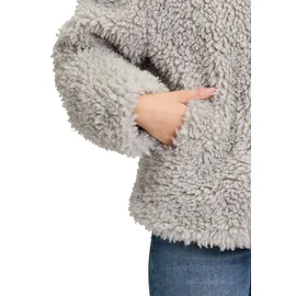 Amber & June Plüschjacke grau 38