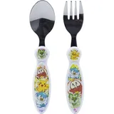 Nintendo Pokemon Kinderbesteck Set 2-teilig – Löffel & Gabel mit Motivgriffen