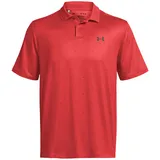 Under Armour PERF 3.0 Printed Polo red solstice M