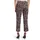 Betty Barclay Businesshose mit Bügelfalte in Dark Blue/Brown | Gr.: 40