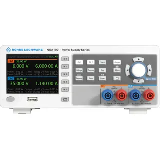 Rohde & Schwarz NGA102 Labornetzgerät, einstellbar 35V (max.) 6A (max.) 80W programmierbar, fernsteuerbar Anzahl Ausgänge 2 x