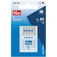 Prym 154411 Nähmaschinennadeln, 5 Stück, Syst.130/705, Standard 80, Silberfarbig