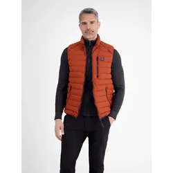Funktionale Herren Steppweste - Burnt Red - XXL