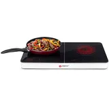 Alpina Doppelt Induktionskochfeld, 3500 Watt Schwarz