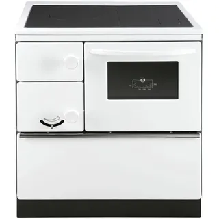 THORMA Holzherd »Ökonom 75 De Luxe«, weiss, Stahlblech, 7 kW, Zeitbrand geeignet