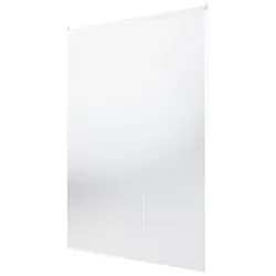 Basic Duschrollo 160x240 cm Modell 3D Optik transparent Mosaik Duschvorhang