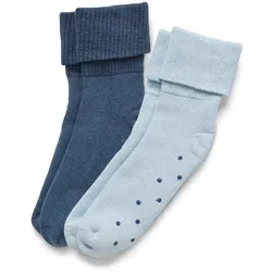 Tchibo - 2 Paar Stoppersocken - Damen - Gr. 39-42 - hellblau