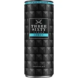 THREE SIXTY VODKA & Bitter Lemon | Premix | Vorgemixter Longdrink in der Dose "to-go" | Fruchtiger Bitter Lemon Geschmack | 330ml | 10% vol.