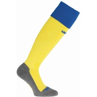 Uhlsport Club Stutzenstrümpfe limonengelb/azurblau 29-32