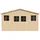 TIMBELA Gartenhaus 4,18 x 4,93 m Beige