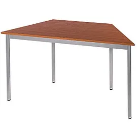 Sodematub Mehrzwecktisch kirschbaum, alu Trapezform, Vierkantrohr alu, 60,0/120,0 x 60,0 x 74,0 cm