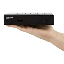 Premium X PremiumX HD 521 B FTA Digital SAT TV-Receiver DVB-S2 HDMI SCART USB 12V externe Netzteil