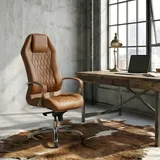 FineBuy Monterey Echtleder Beige