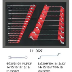 KS Tools Schlüssel-Satz, 24-tlg. in 1/1 Systemeinlage
