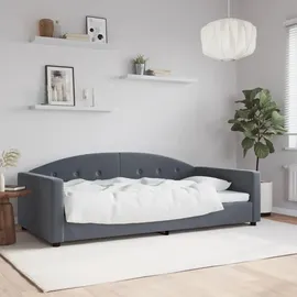 vidaXL Tagesbett 100 x 200 cm Dunkelgrau