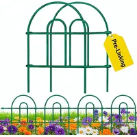 Metall Gartenzaun Set 35 Stück Dekorative Beetzaun Teichzaun Gartenzäune