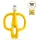 MATCHSTICK MONKEY Beißring Affe Original Gelb