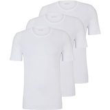 Boss T-Shirt, 3er Pack Classic, White, XXL