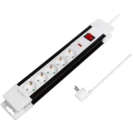 Logilink Steckdosenleiste 3 m Schwarz/Weiß 1 St.