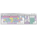 LogicKeyboard Final Cut Pro X Mac ALBA Tastatur DE mehrfarbig (LKB-FCPX10-CWMU-DE)