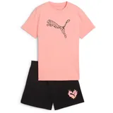 Puma Flaming Love and Set Mädchen Anzug, pink - 176