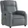 vidaXL Massagesessel Grau Kunstleder 95 x 99 x 0 cm Grau mit Fernbedienung