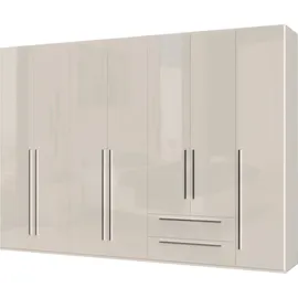 PLACES OF STYLE »Piano, UV lackiert, hochglänzend in beige oder weiß, FSC-zertifiziert« Made in vielen Breiten, Höhe 224cm, mit Soft-Close Funktion, 2 Schubladen