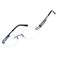 Fossil Korrektionsfassung Brille Metall Dunkelblau 54/18/140 - OF1156400,